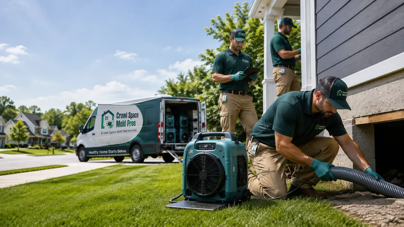 Crawl Space Mold Removal in Norwich, ND